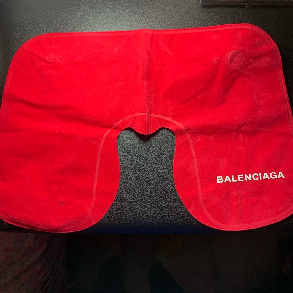 Balenciaga travel neck pillow x Colette